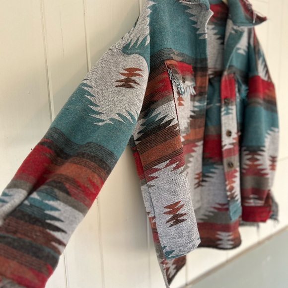 Southwestern Patterned Jacket - Picture 2 of 4